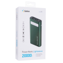 Повербанк з логотипом Gelius Lightstone 20000mAh QC+PD 22.5W Green Фото 7
